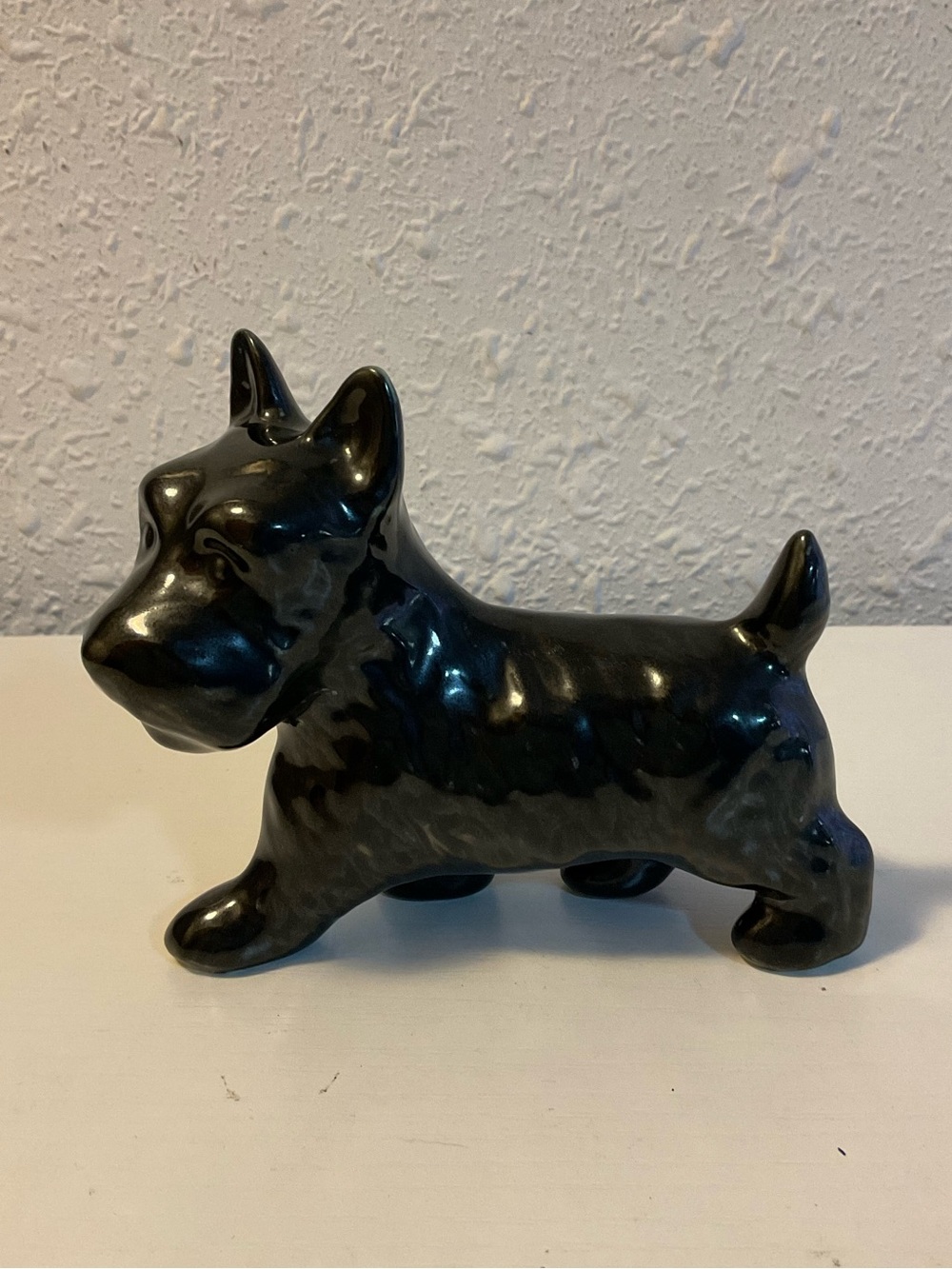 Scottish Terrier Scottie Dog Scotty Ceramic Pottery Black